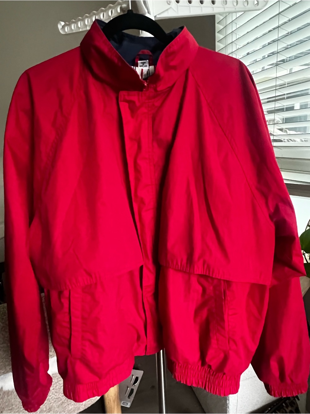 Men's Full-Zip Windbreaker / Sailing Jacket with Concealed Hood - Picture 1 of 3
